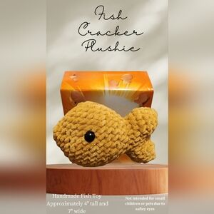 Plush Fish Toy - Gold